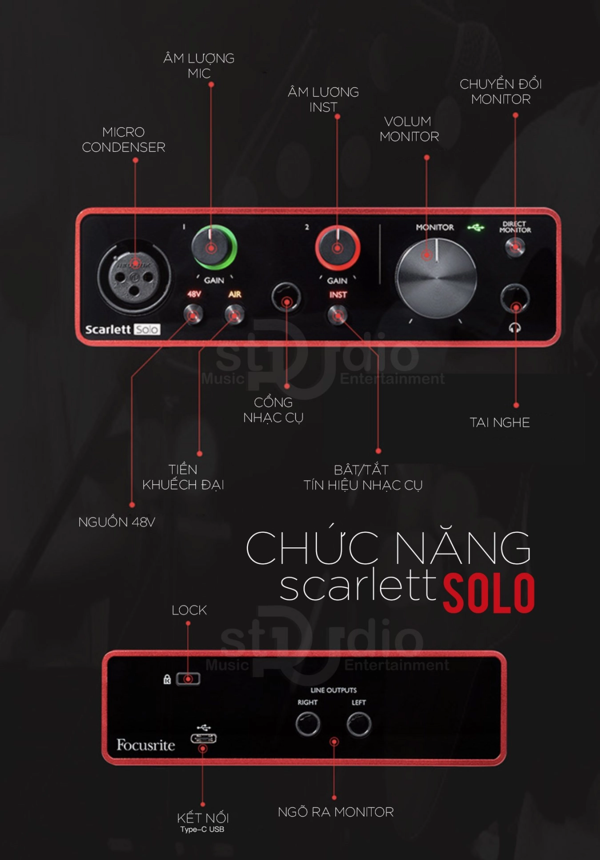 Soundcard Focusrite Scarlett Solo 3rd (Gen)