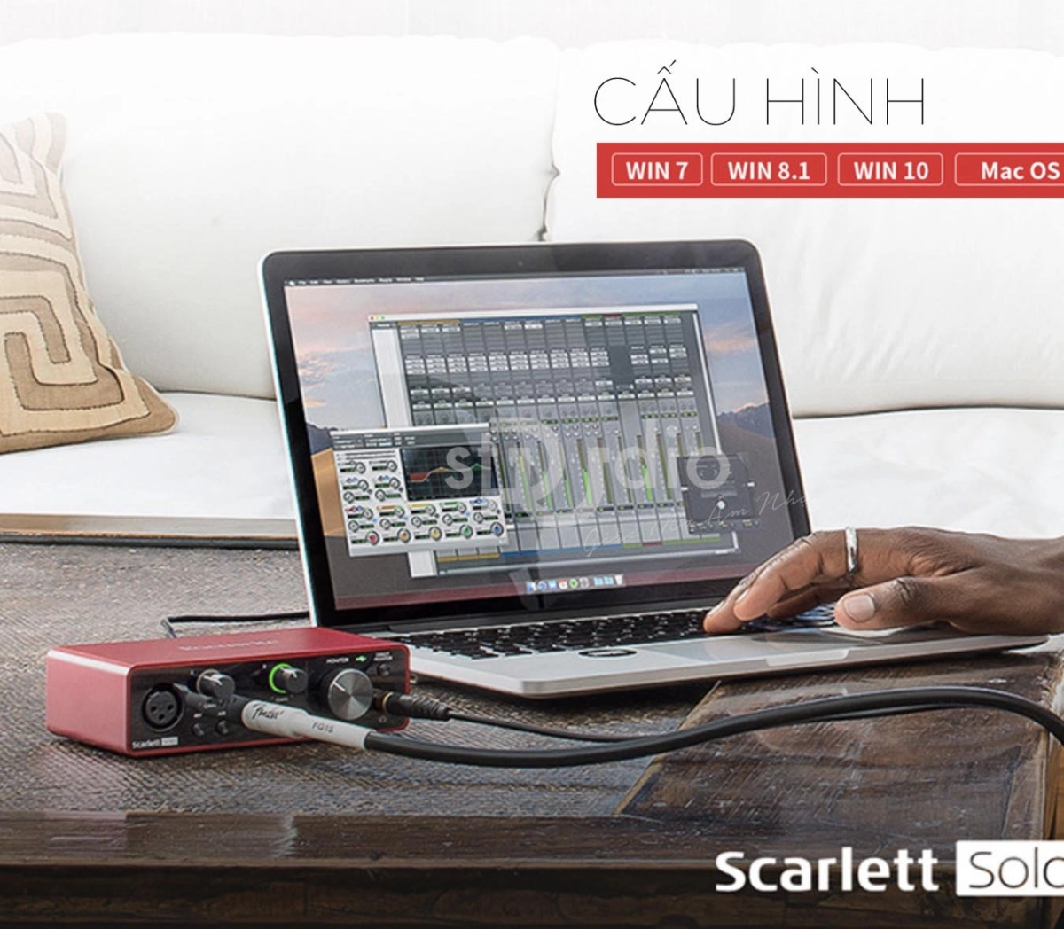 Soundcard Focusrite Scarlett Solo 3rd (Gen)