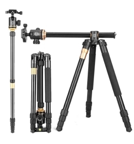 Chân Máy Ảnh, Tripod Beike Q999H Chắc Chắn, Gọn Nhẹ, Dễ Dàng Di Chuyển