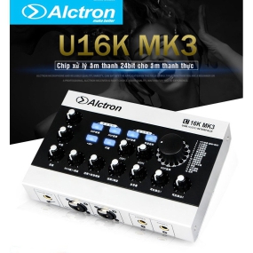                          SOUND CARD ALCTRON U16K MK3                       