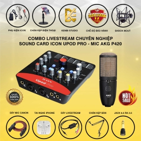                          Combo Icon Upod và Micro Akg P420                       