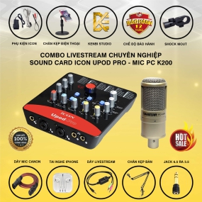                          Combo Icon Upod và Micro Takstar PC K200                       