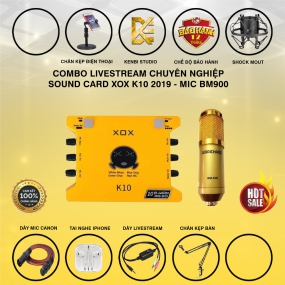                          Combo K10 10th Bản 2020 Và Micro Thu Âm BM900                       