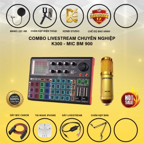                          Combo K300 và Micro Bm900                       