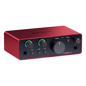                          Sound Card Focusrite Scarlett Solo 4rd (Gen) - Sound card thu âm                       