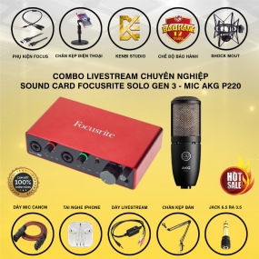                          Combo Solo Gen3 Và Micro AKG P220                       