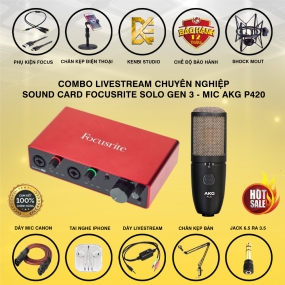                          Combo Solo Gen 3 Và Micro AKG P420                       