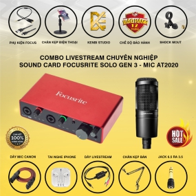                          COMBO SOLO GEN 3 VÀ MICRO AT2020                       