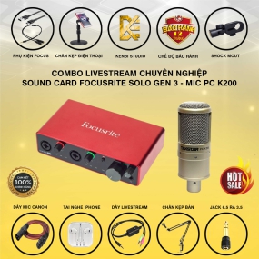                          Combo Solo Gen3 và Micro K200                       