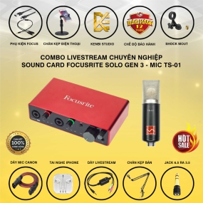                          Combo Solo gen 3 và Micro TS-01 ( MIC TINA HO)                       