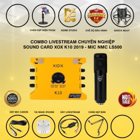                          Combo K10 10th Bản 2020 Và Micro Livestream LS500                       