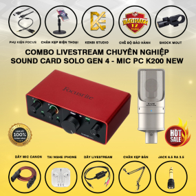 Combo Solo gen 4 Mic PC K200 