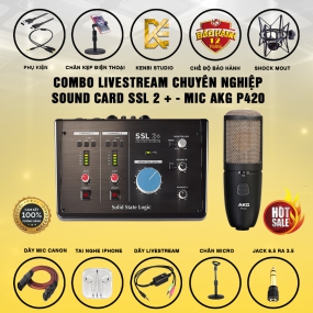 ComboSourd Card SSL 2+ Mic AKG P420 Sourd Card SSL 2+
