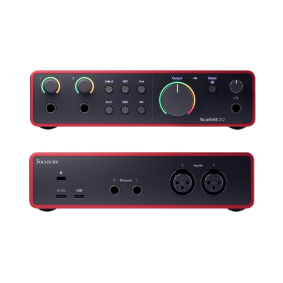 Sound card Focusrite Scarlett 2i2 4rd (Gen) - Sound card thu âm