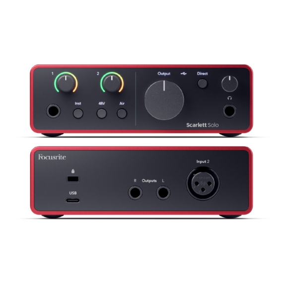 Sound Card Focusrite Scarlett Solo 4rd (Gen) - Sound card thu âm