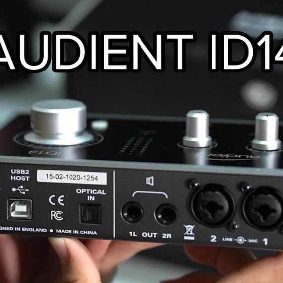 Sound Card Audient iD14 MKII - Sound Card Thu Âm Cao Cấp