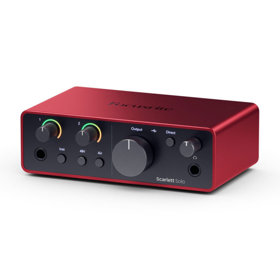 COMBO THU ÂM FOCUSRITE SOLO GEN 4 VÀ MIC AT2020