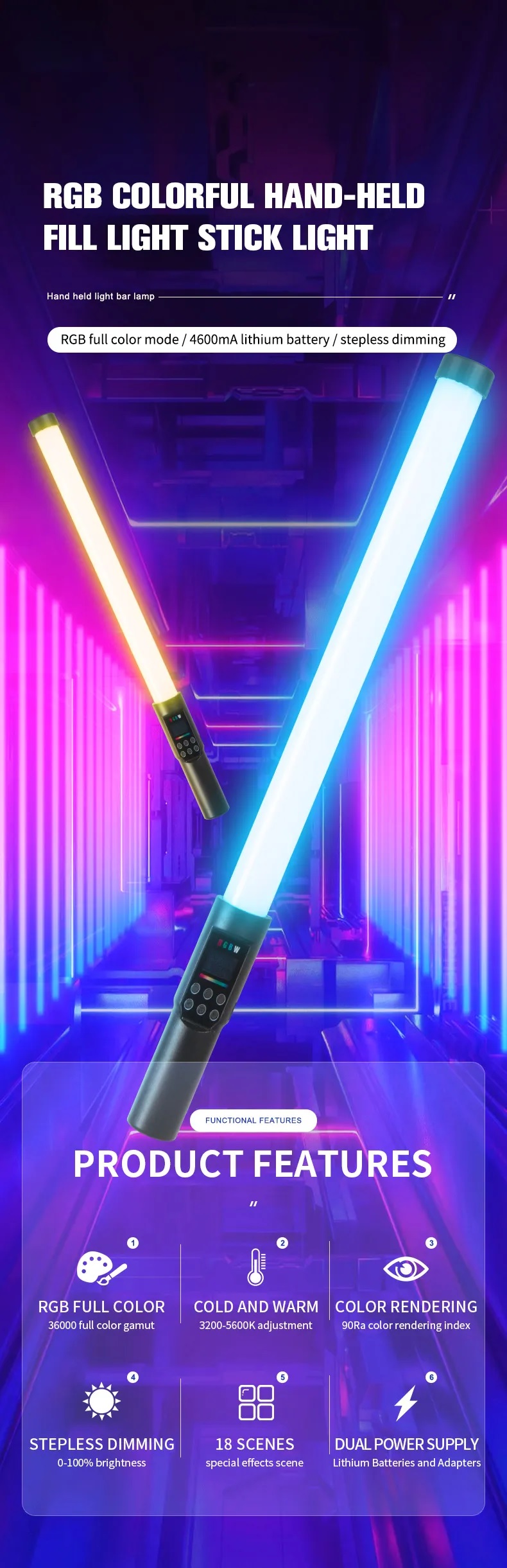 LED STICK YB-200-RGB 20W