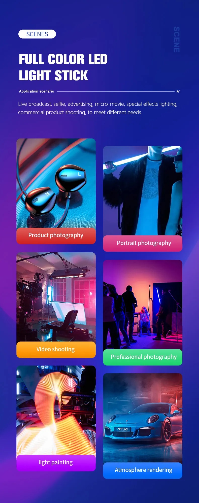 LED STICK YB-200-RGB 20W