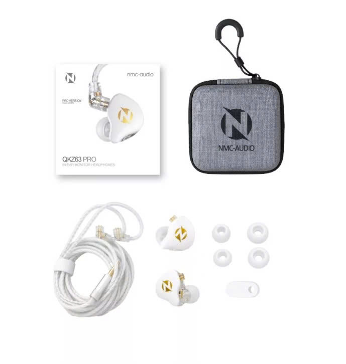Tai nghe biểu diễn In-ear Monitor NMC-AUDIO QKZ63 PRO Chống Ồn Âm Thanh Siêu Trầm có dây chuyên livestream, thu âm