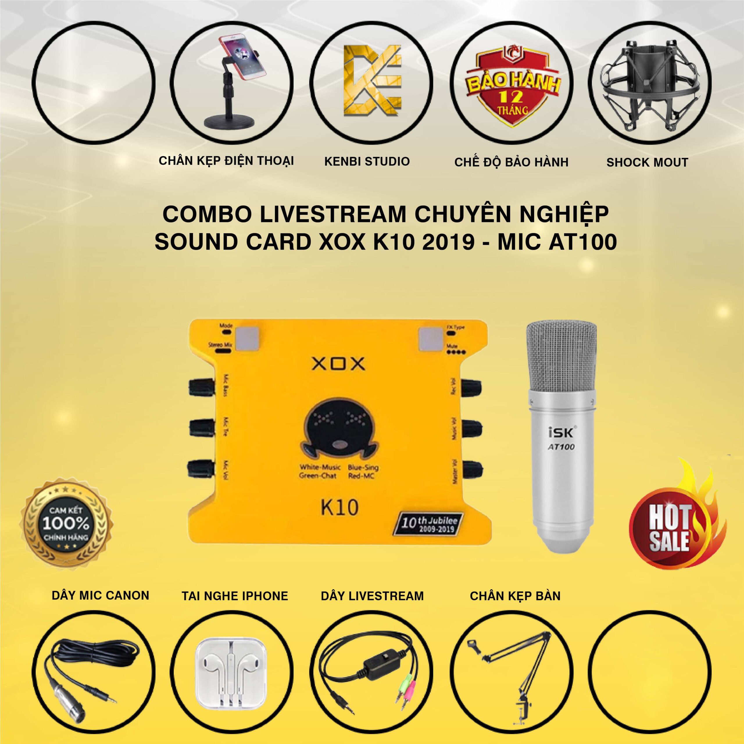 Combo K10 2020 và Micro Isk At100