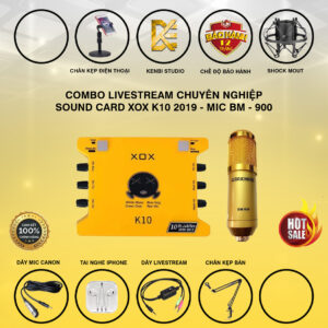 Combo K10 10th Bản 2020 Và Micro Thu Âm BM900