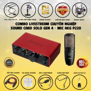 Combo Solo Gen 4 Mic PC AKG P220