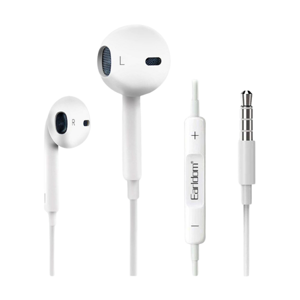 Tai nghe Earldom có dây màu trắng