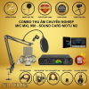 Combo Sound Card Motu M2 - Mic MXL 990